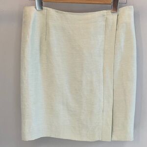 Dana Buchman pale Seafoam Green Silk/linen Skirt